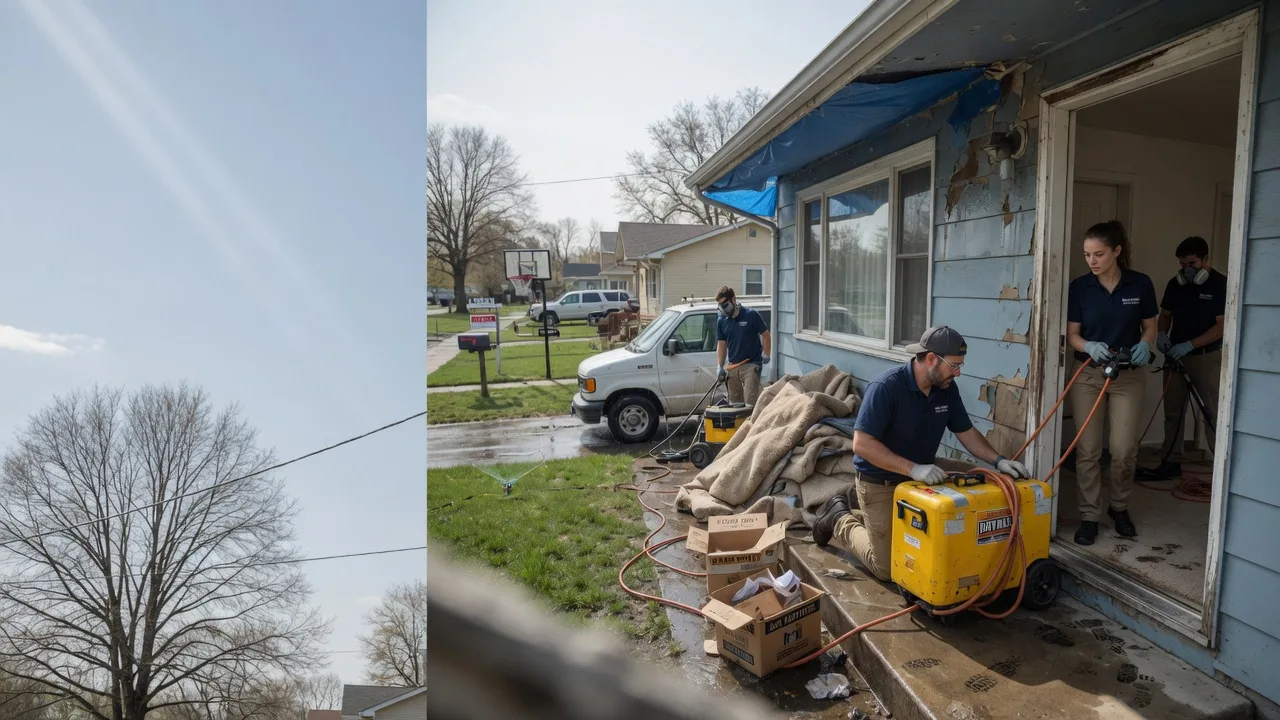 Basement Flood Cleanup in Fredericksburg, IN near me